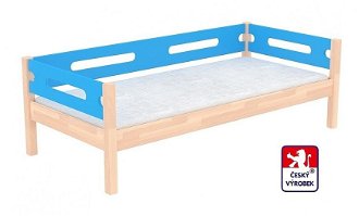 Masívna detská posteľ benjamin bubbles 90x200cm so zábranou - výber