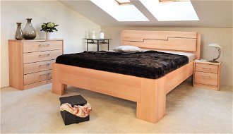 Masívna posteľ s úložným priestorom manhattan 3- 160/180 x 200cm - 180