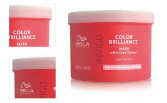 Maska na jemné až normálne vlasy Wella Professionals Invigo Color Brilliance Fine To Medium - 500 ml (99350170070) + darček zadarmo 4