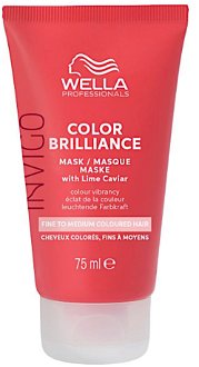 Maska na jemné až normálne vlasy Wella Professionals Invigo Color Brilliance Fine To Medium - 75 ml (99350170057) + darček zadarmo