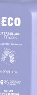 Maska na neutralizáciu žltých tónov Mila Professional Be Eco Superb Blond Mask - 250 ml (0105042) + darček zadarmo 5