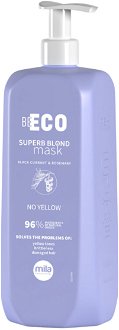 Maska na neutralizáciu žltých tónov Mila Professional Be Eco Superb Blond Mask - 900 ml (0105043) + darček zadarmo 2