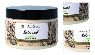 Maska na suché a poškodené vlasy Tassel Cosmetics Botanical Repair Mask - 300 ml (07610) + darček zadarmo 3