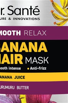 Maska na uhladenie vlasov Dr. Santé Smooth Relax Banana Hair Mask - 1000 ml + DARČEK ZADARMO 5