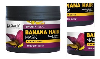 Maska na uhladenie vlasov Dr. Santé Smooth Relax Banana Hair Mask - 300 ml 3
