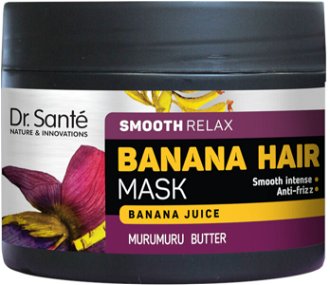 Maska na uhladenie vlasov Dr. Santé Smooth Relax Banana Hair Mask - 300 ml 2