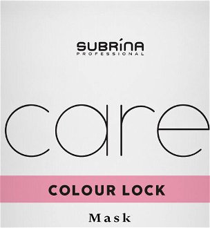 Maska po farbení vlasov Subrina Professional Care Colour Lock Mask - 500 ml (060270) + darček zadarmo 5