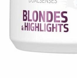 Maska pre blond a melírované vlasy Goldwell Dualsenses - 200 ml (206121) + darček zadarmo 8