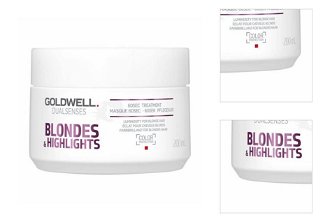 Maska pre blond a melírované vlasy Goldwell Dualsenses - 200 ml (206121) + darček zadarmo 3