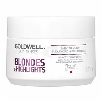 Maska pre blond a melírované vlasy Goldwell Dualsenses - 200 ml (206121) + darček zadarmo