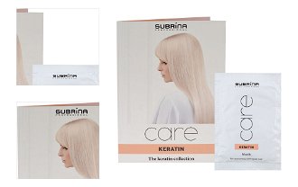 Maska pre extrémne poškodené vlasy Subrina Professional Care Keratin Mask - 10 ml (060369) 4