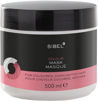 Maska pre farbené a melírované vlasy Sibel Colour - 500 ml (8700006) + darček zadarmo
