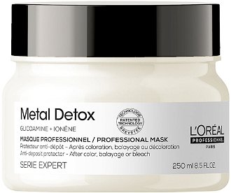 Maska pre farbené a poškodené vlasy Loréal Professionnel Serie Expert Metal Detox - 250 ml - L’Oréal Professionnel + darček zadarmo 2