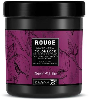Maska pre farbené vlasy Black Rouge Color Lock - 1000 ml (102012) + darček zadarmo