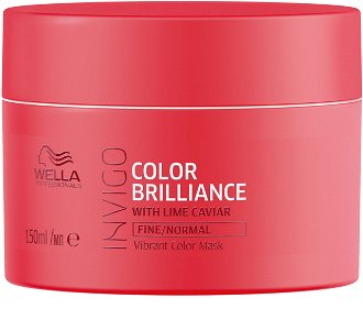 Maska pre jemné až normálne farbené vlasy Wella Invigo Color Brilliance Fine / Normal - 150 ml (81648687) + darček zadarmo