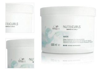 Maska pre kučeravé vlasy Wella Professionals NutriCurls Waves  a  Curls Mask - 500 ml (99240061028) + darček zadarmo 4
