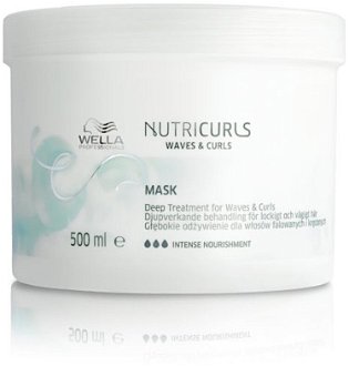 Maska pre kučeravé vlasy Wella Professionals NutriCurls Waves  a  Curls Mask - 500 ml (99240061028) + darček zadarmo 2