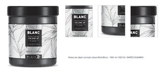 Maska pre objem jemných vlasov Black Blanc - 1000 ml (102018) + darček zadarmo 1