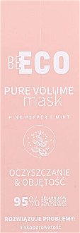 Maska pre objem vlasov Be Eco Pure Volume Mila - 900 ml (0105003) + DARČEK ZADARMO 5