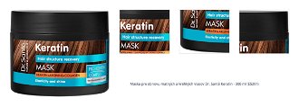 Maska pre obnovu matných a krehkých vlasov Dr. Santé Keratin - 300 ml (E5391) 1