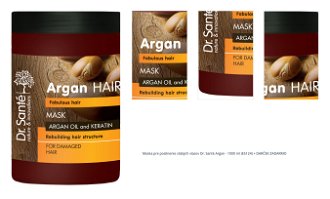 Maska pre posilnenie slabých vlasov Dr. Santé Argan - 1000 ml (E5124) + darček zadarmo 1