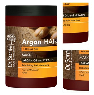 Maska pre posilnenie slabých vlasov Dr. Santé Argan - 1000 ml (E5124) + darček zadarmo 3