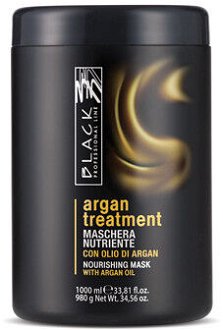 Maska pre poškodené vlasy Black Argan Treatment - 1000 ml (01280) + darček zadarmo 2