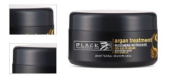 Maska pre poškodené vlasy Black Argan Treatment - 250 ml (01281) + DARČEK ZADARMO 4