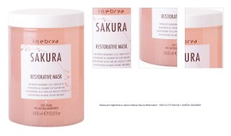 Maska pre regeneráciu vlasov Inebrya Sakura Restorative - 1000 ml (771026106) + darček zadarmo 1
