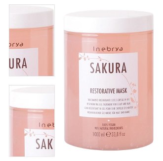 Maska pre regeneráciu vlasov Inebrya Sakura Restorative - 1000 ml (771026106) + darček zadarmo 4