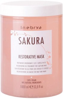 Maska pre regeneráciu vlasov Inebrya Sakura Restorative - 1000 ml (771026106) + darček zadarmo 2