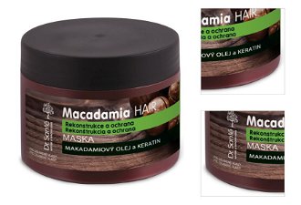 Maska pre rekonštrukciu poškodených vlasov Dr. Santé Macadamia - 300 ml 3