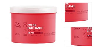 Maska pre silné farbené vlasy Wella Invigo Color Brilliance Coarse - 500 ml (81648821) + darček zadarmo 3