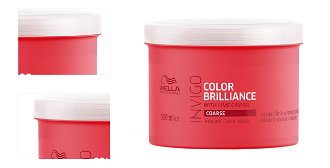 Maska pre silné farbené vlasy Wella Invigo Color Brilliance Coarse - 500 ml (81648821) + darček zadarmo 4