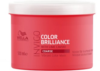 Maska pre silné farbené vlasy Wella Invigo Color Brilliance Coarse - 500 ml (81648821) + darček zadarmo 2