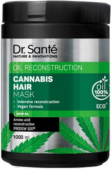 Maska pre slabé a poškodené vlasy Dr. Santé Cannabis Hair - 1000 ml + darček zadarmo 2