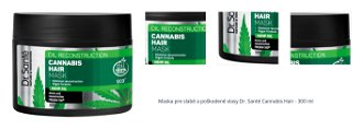 Maska pre slabé a poškodené vlasy Dr. Santé Cannabis Hair - 300 ml 1