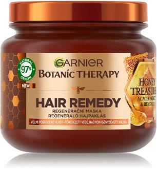 Maska pre veľmi poškodené vlasy Garnier Botanic Therapy Hair Remedy Honey Treasures - 340 ml + darček zadarmo 2