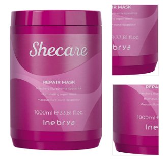 Maska pre veľmi poškodené vlasy Inebrya Shecare Repair Mask - 1000 ml (771026277) + darček zadarmo 3