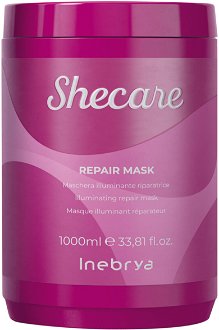 Maska pre veľmi poškodené vlasy Inebrya Shecare Repair Mask - 1000 ml (771026277) + darček zadarmo 2