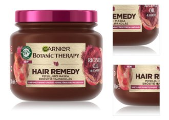 Maska pre vlasy so sklonom k padaniu Garnier Botanic Therapy Hair Remedy Ricinus Oil - 340 ml + DARČEK ZADARMO 3