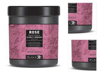 Maska pre vlnité a kučeravé vlasy Black Rose Curly Dream Mask - 1000 ml (102026) + DARČEK ZADARMO 3
