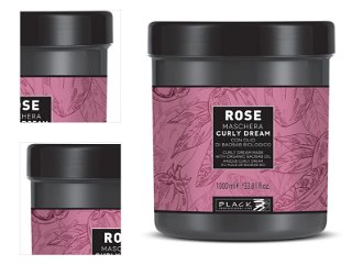 Maska pre vlnité a kučeravé vlasy Black Rose Curly Dream Mask - 1000 ml (102026) + DARČEK ZADARMO 4