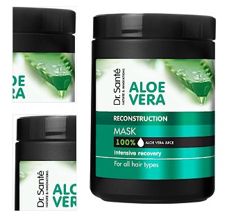 Maska pre všetky typy vlasov Dr. Santé Aloe Vera - 1000 ml (E8378) + DARČEK ZADARMO 4