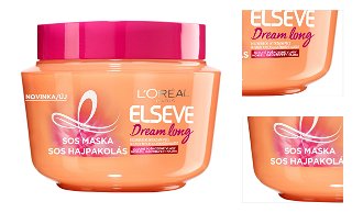 Maska proti lámaniu vlasov Loréal Elseve Dream Long - 300 ml - L’Oréal Paris + darček zadarmo 3