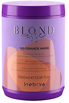Maska proti oranžovým odleskom Inebrya Blondesse No-Orange Mask - 1000 ml (771026241) + darček zadarmo 2