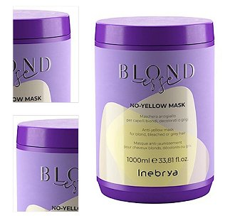 Maska proti žltým odleskom Inebrya Blondesse No-Yellow Mask - 1000 ml (771026237) + darček zadarmo 4
