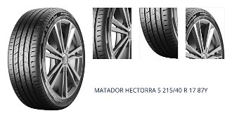 MATADOR 215/40 R 17 87Y HECTORRA_5 TL XL FR 1