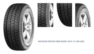 MATADOR 195 R 14 106/104Q MPS530_SIBIR_SNOW TL C 8PR M+S 3PMSF 1