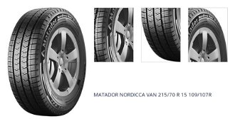 MATADOR 215/70 R 15 109/107R NORDICCA_VAN TL C 8PR M+S 3PMSF 1